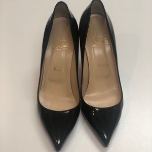 Christian Louboutin Pigalle Black Pumps 85mm heel